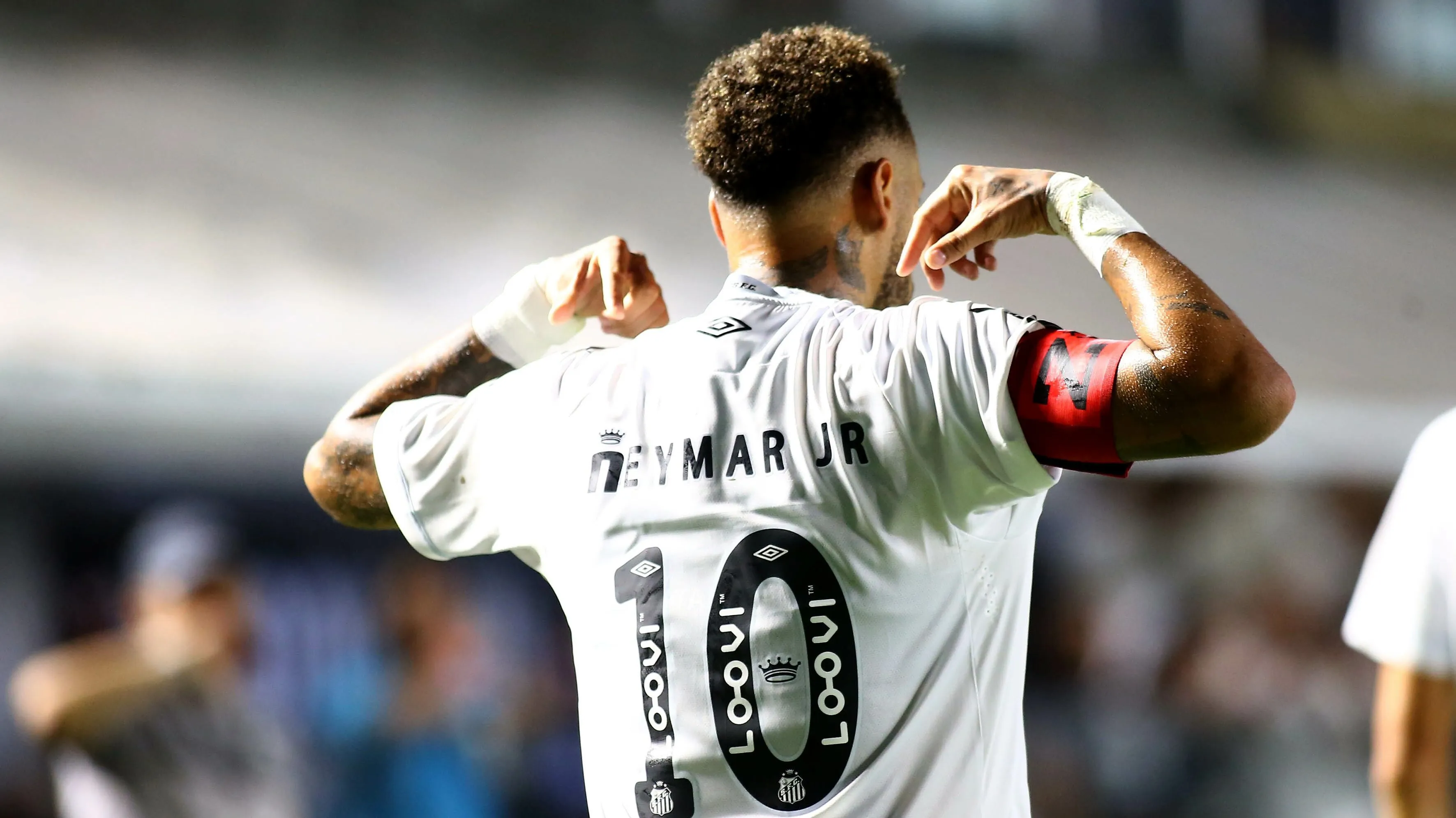 Neymar em campo pelo Peixe. Foto: Mauricio De Souza/AGIF