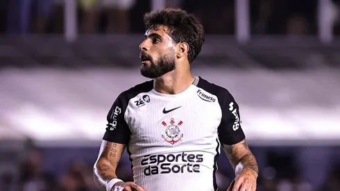 Yuri Alberto jogador do Corinthians durante partida contra o Bahia no estadio Vila Belmiro pelo campeonato Brasileiro A 2026. Foto: Fabio Giannelli/AGIF