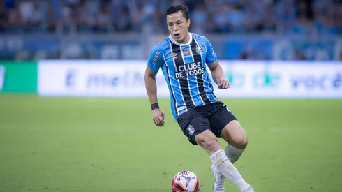 Marlon, lateral do Grêmio. Foto: Maxi Franzoi/AGIF