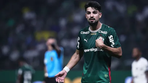 Flaco López em Palmeiras x Botafogo pelo Brasileirão 2026. Foto: Ettore Chiereguini/AGIF