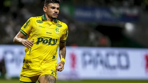 Tiquinho Soares, atacante do Mirassol. Foto: Marco Miatelo/AGIF