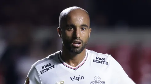 Lucas Moura jogador do Sao Paulo durante partida contra o Mirassol no estadio Morumbi pelo campeonato Paulista 2025. Foto: Marcello Zambrana/AGIF