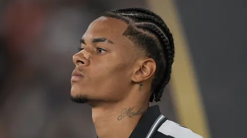 Newton jogador do Botafogo durante partida contra o Nacional Potosi no estadio Engenhao pelo campeonato Copa Libertadores 2026. Foto: Thiago Ribeiro/AGIF