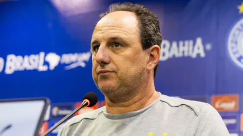 Rogério Ceni, técnico do Bahia, em entrevista coletiva após triunfo sobre o RB Bragantino (Imagem: Letícia Martins/EC Bahia)