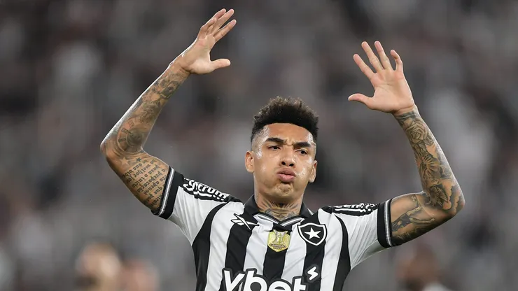 Igor Jesus jogador do Botafogo durante partida contra o Ceara no estadio Engenhao pelo campeonato Brasileiro A 2025.