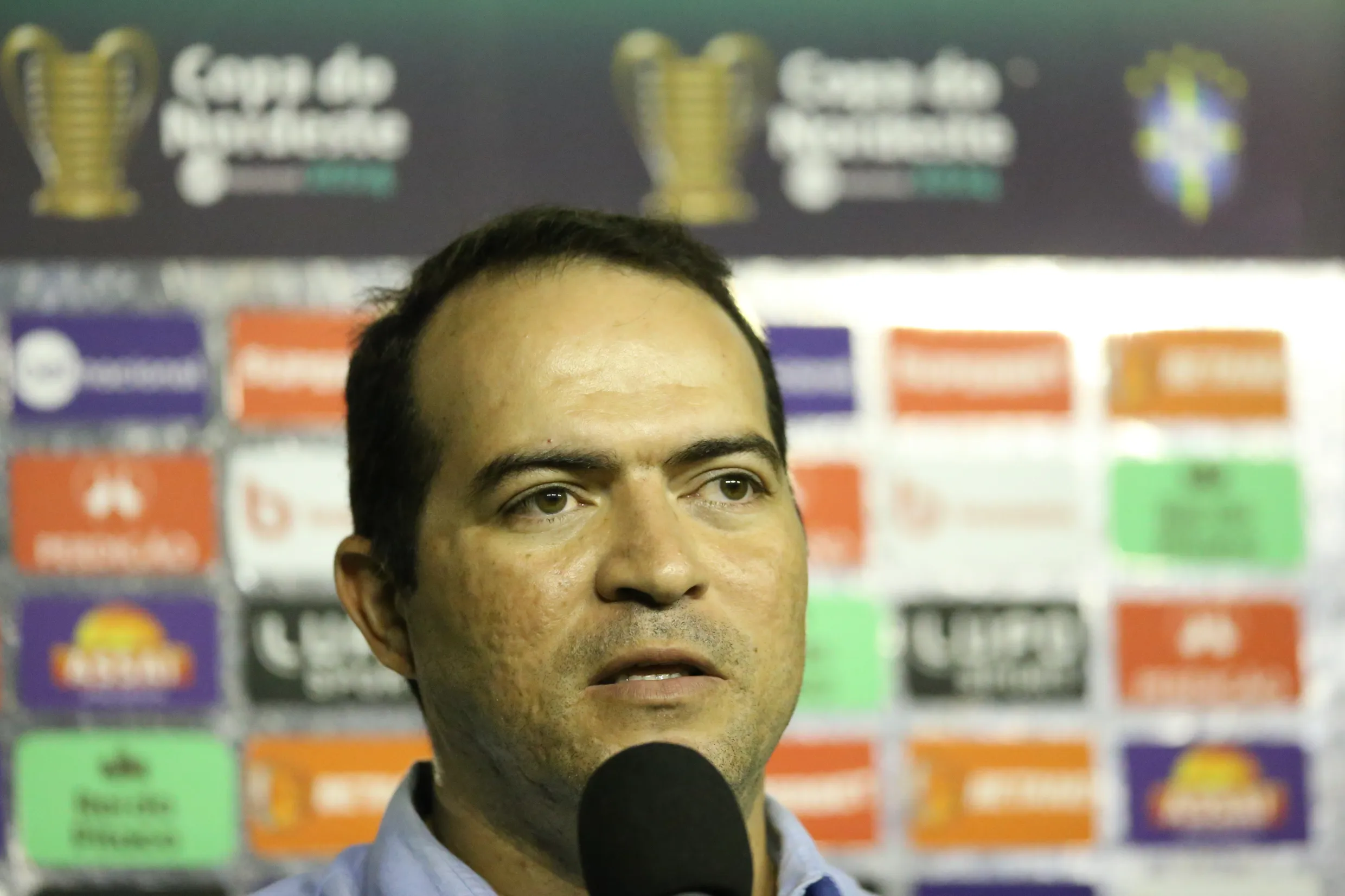 PB – JOAO PESSOA – 07/03/2024 – COPA DO NORDESTE 2024, BOTAFOGO-PB X FORTALEZA – Marcelo Paz CEO do Fortaleza antes do jogo no estadio Almeidao em Joao Pessoa (PB), contra o Botafogo-PB pela Copa do Nordeste 2024, nesta quarta-feira (7). Foto: Marlon Costa/AGIF