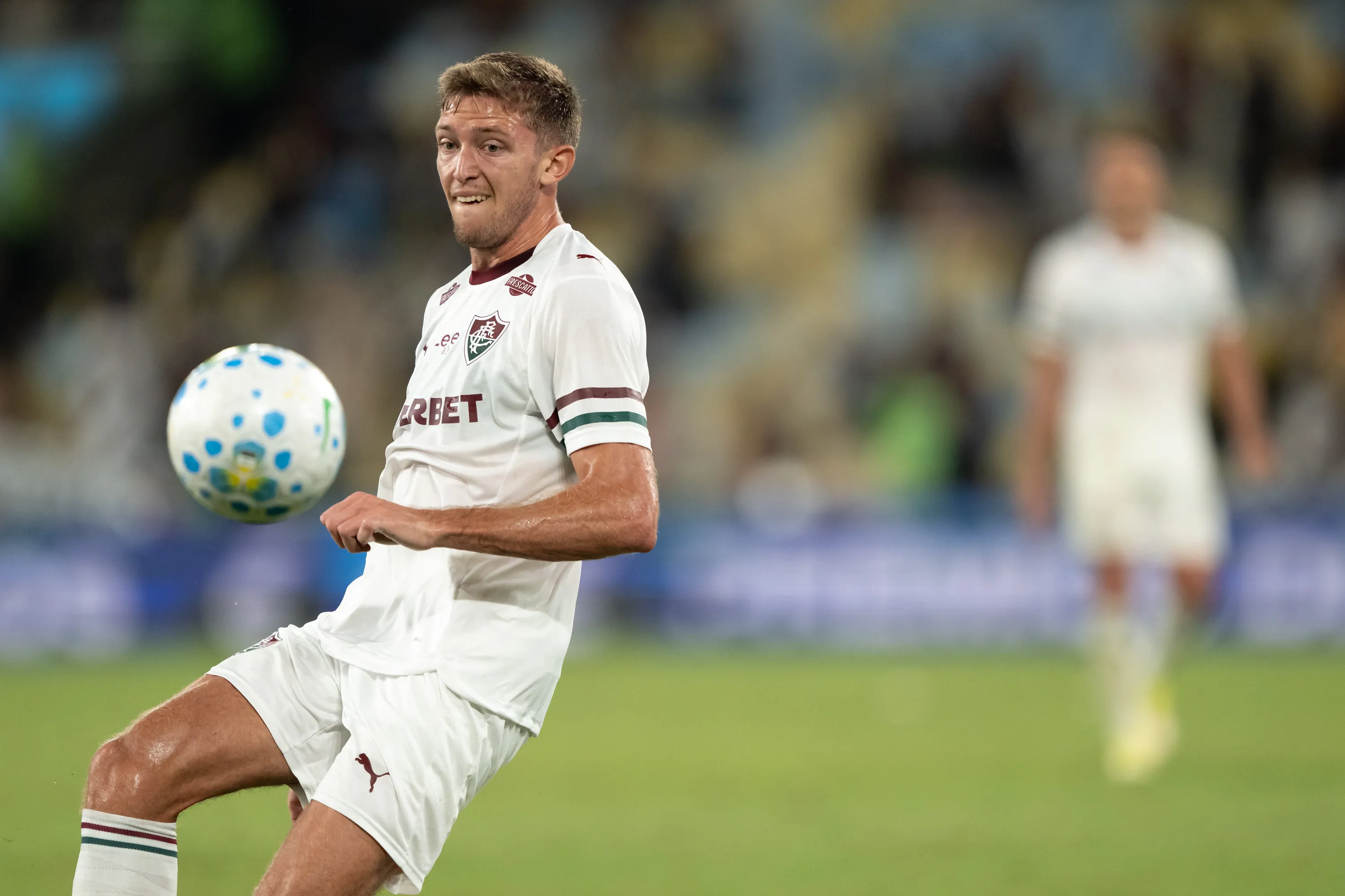 Castillo jogador do Fluminense durante partida contra o Vasco no estadio Maracana pelo campeonato Brasileiro A 2026. Foto: Jorge Rodrigues/AGIF