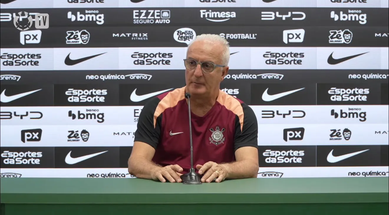 Dorival não teme demissão – Foto: Reprodução/ Corinthians TV.