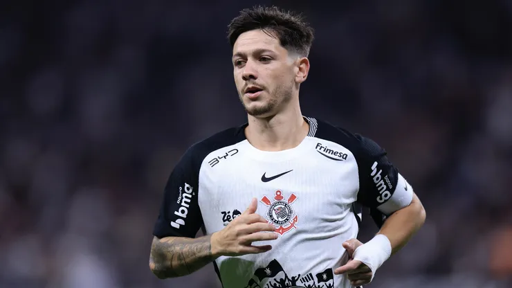 Rodrigo Garro jogador do Corinthians durante partida contra o Capivariano no estádio Arena Corinthians pelo campeonato Paulista 2026. Foto: Marcello Zambrana/AGIF
