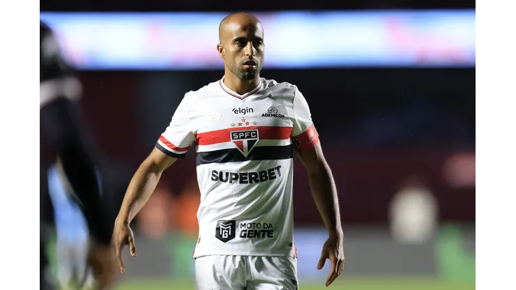SP - SAO PAULO - 07/02/2026 - PAULISTA 2026, SAO PAULO X PRIMAVERA - Lucas Moura jogador do Sao Paulo durante partida contra o Primavera no estadio Morumbi pelo campeonato Paulista 2026. Foto: Marcello Zambrana/AGIF