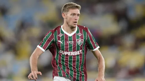 Rodrigo Castillo jogador do Fluminense durante partida contra o Atletico-MG no estadio Maracana pelo campeonato Brasileiro A 2026. Foto: Thiago Ribeiro/AGIF
