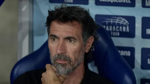Eduardo Domínguez técnico do Atlético-MG durante partida contra o Fluminense no estádio Maracanã pelo campeonato Brasileiro A 2026. Foto: Thiago Ribeiro/AGIF