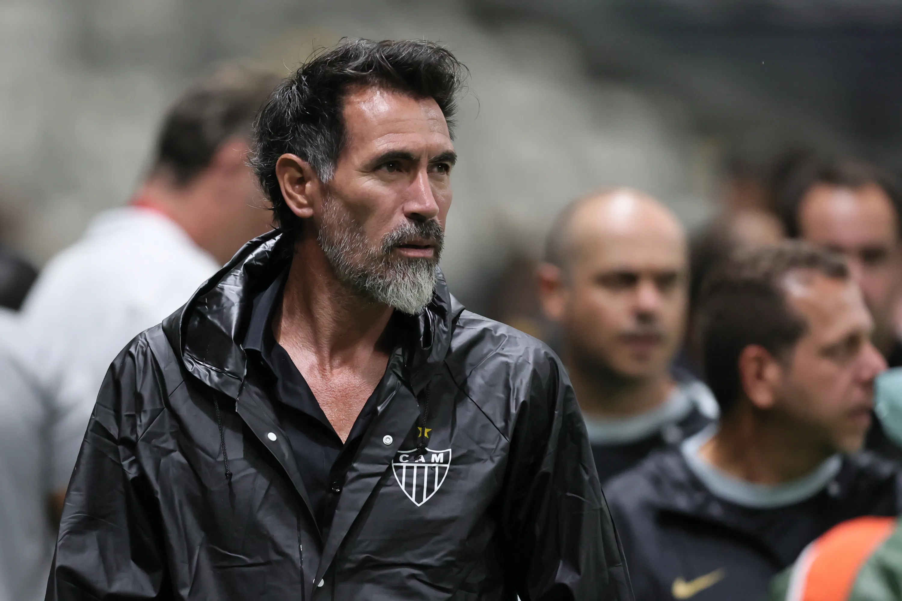 MG – BELO HORIZONTE – 11/03/2026 – BRASILEIRO A 2026, ATLETICO X INTERNACIONAL – Eduardo Dominguez tecnico do Atletico durante partida contra o Internacional no estadio Arena MRV pelo campeonato Brasileiro A 2026. Foto: Gilson Lobo/AGIF