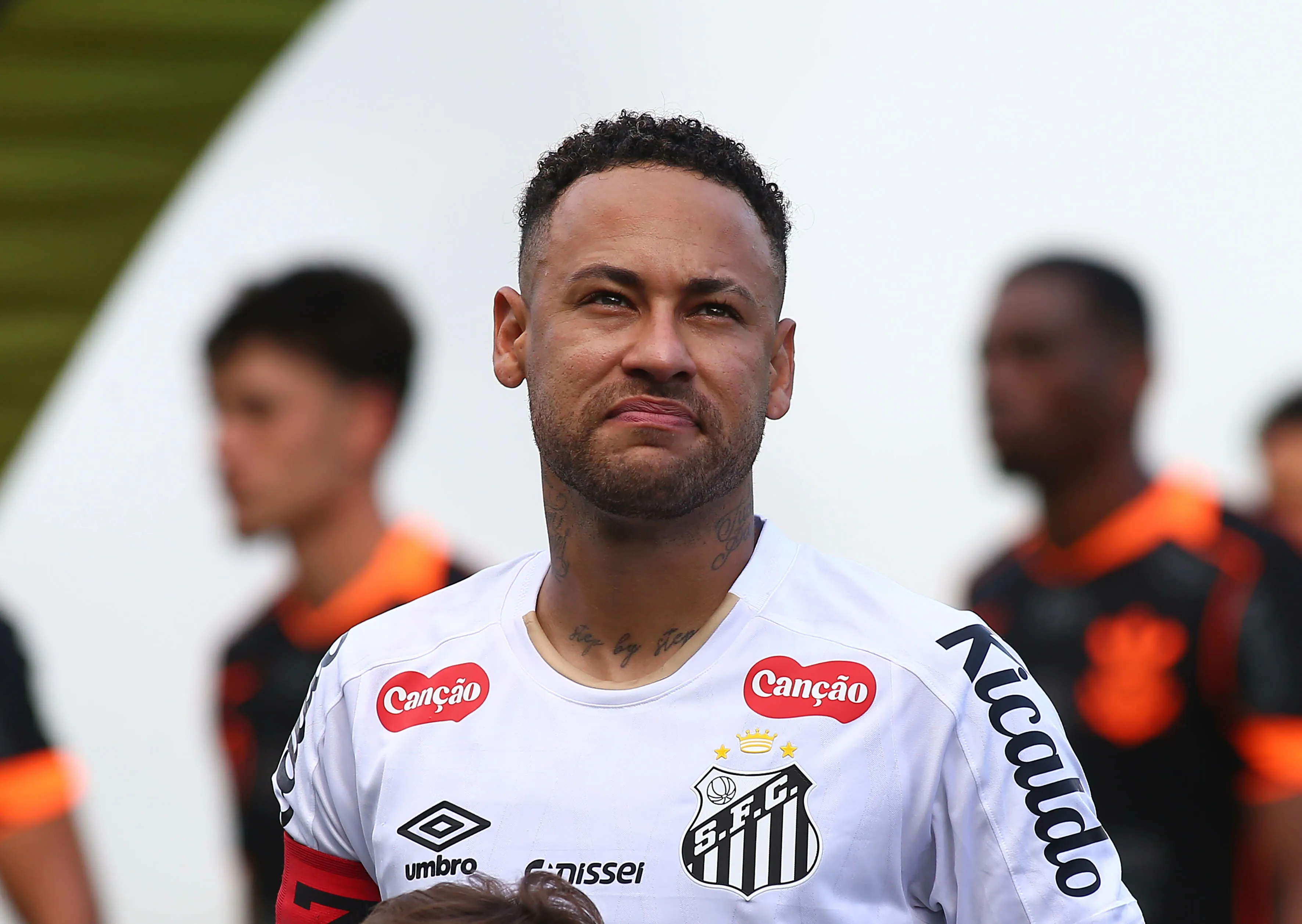 Neymar durante partida contra o Corinthians no Campeonato Brasileiro de 2026. Foto: Mauricio De Souza/AGIF