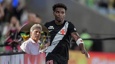 Thiago Mendes jogador do Vasco durante partida contra o Fluminense/Renato Gaúcho técnico do Vasco durante partida contra o Grêmio (Imagem; Thiago Ribeiro/AGIF)