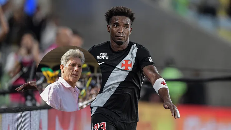 Thiago Mendes jogador do Vasco durante partida contra o Fluminense/Renato Gaúcho técnico do Vasco durante partida contra o Grêmio (Imagem; Thiago Ribeiro/AGIF)
