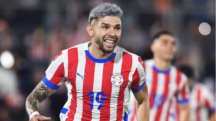 Julio Enciso volta a agitar torcida do Palmeiras. Foto: Christian Alvarenga/Getty Images
