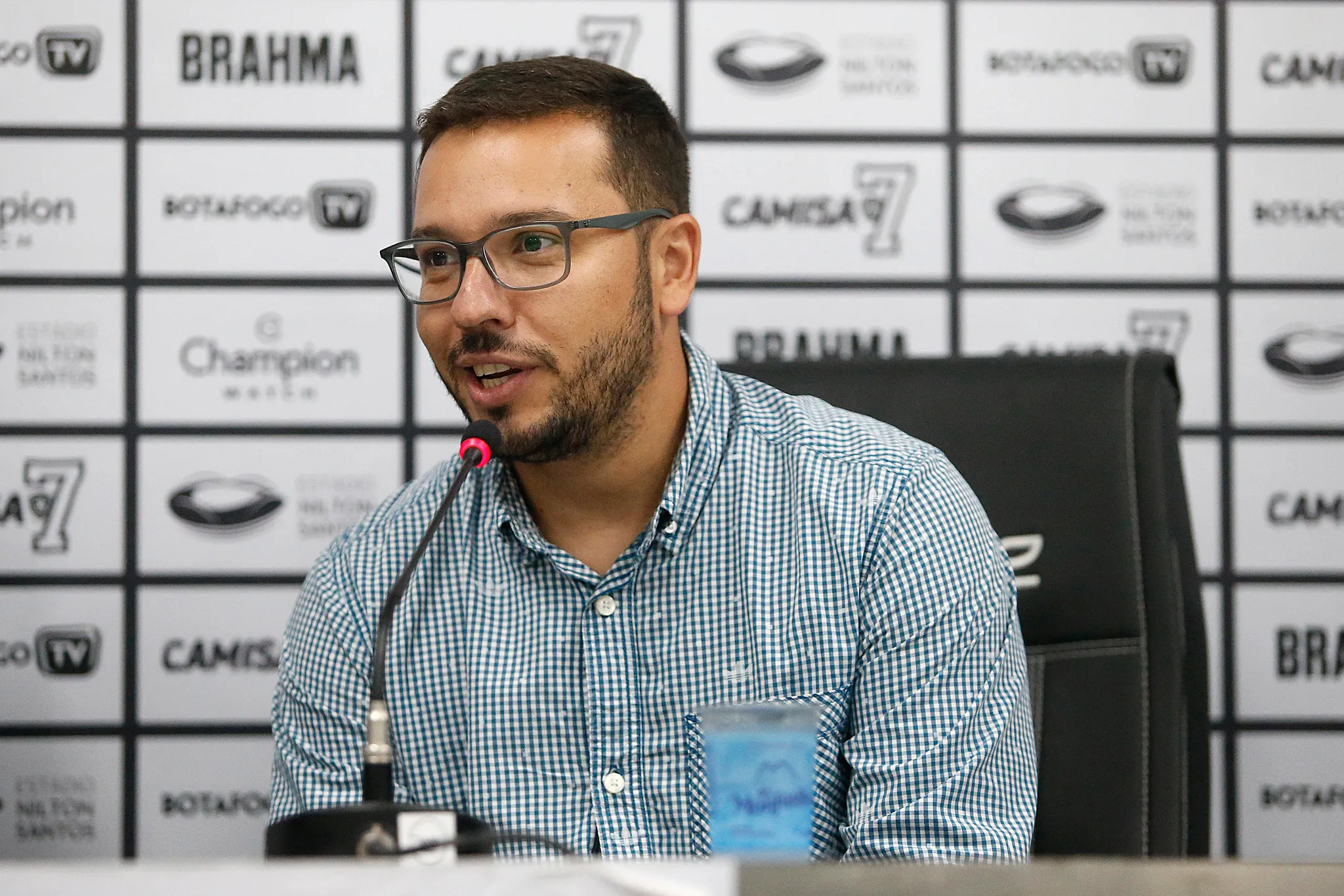 Foto: Vitor Silva/Botafogo –  Alessandro Brito, diretor da gestão esportiva do Botafogo.