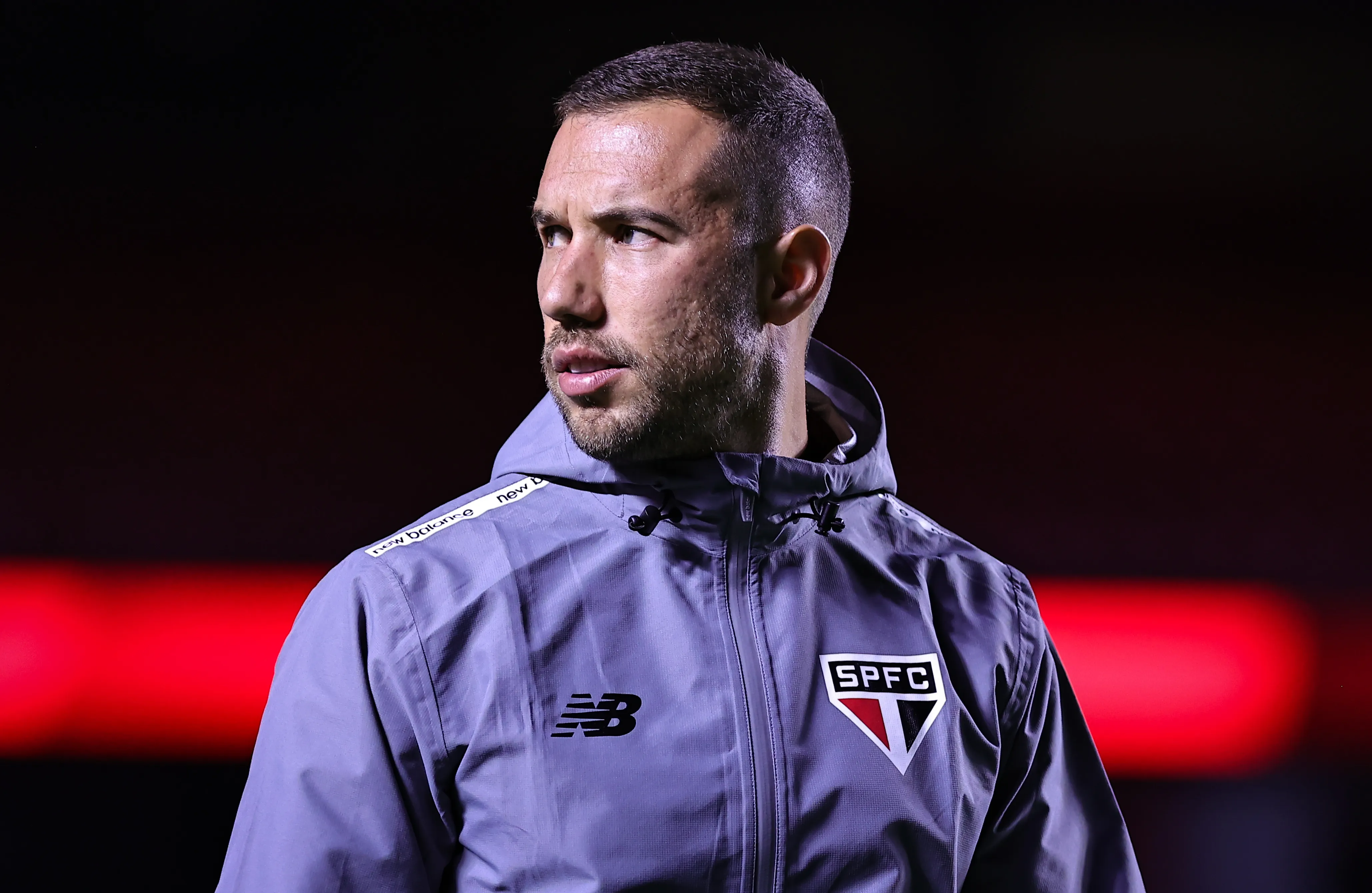 Allan Barcellos tecnico do Sao Paulo durante partida contra o Ibrachina no estadio Morumbi pelo campeonato Copa Sao Paulo Junior 2026.   Foto: Fabio Giannelli/AGIF