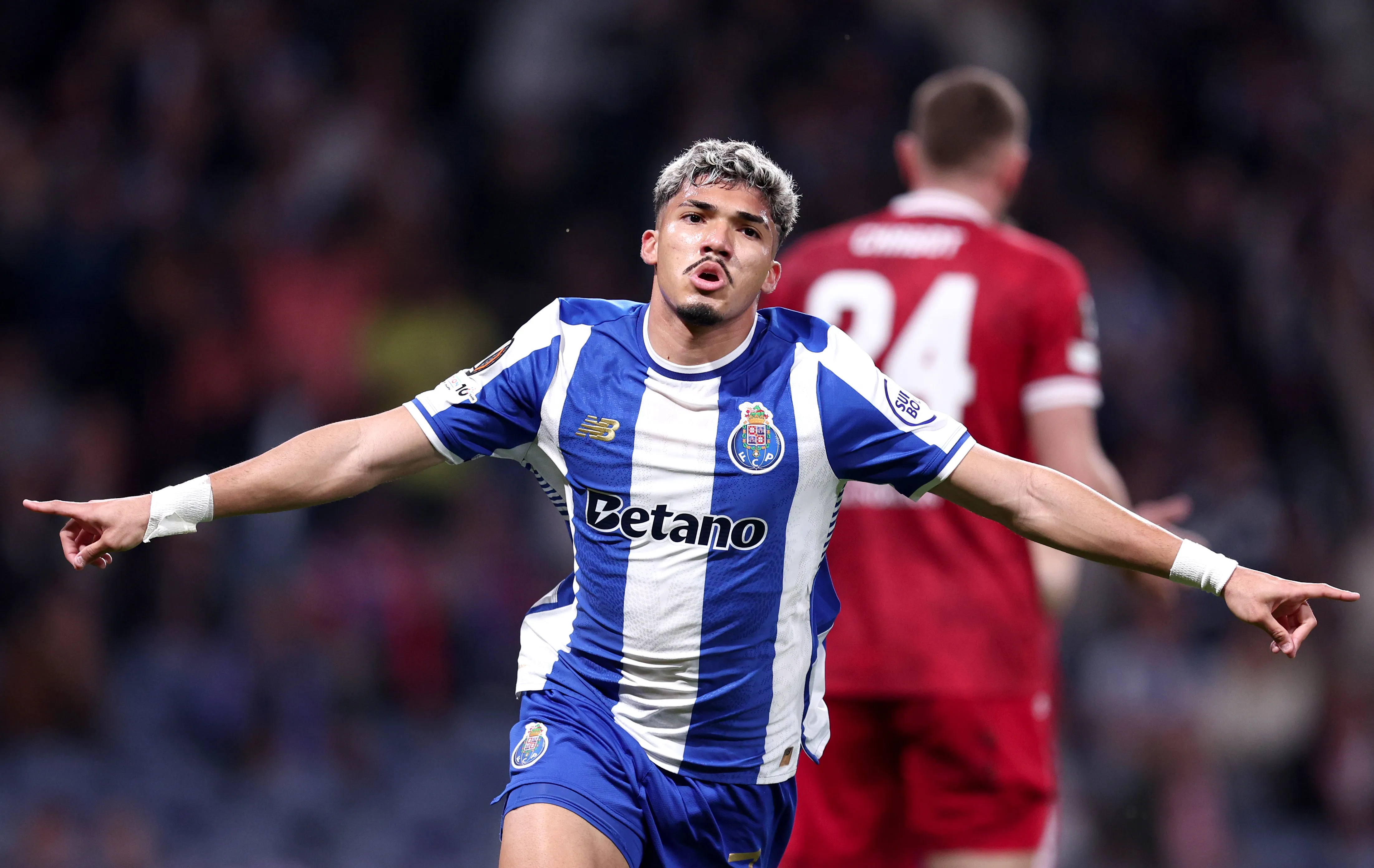 William Gomes comemorando gol pelo Porto – (Photo by Diogo Cardoso/Getty Images)