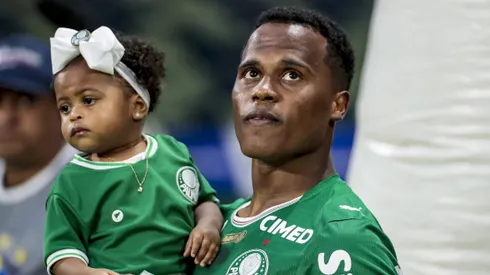 Jhon Arias jogador do Palmeiras durante partida contra o Mirassol no estadio Arena Allianz Parque pelo campeonato Brasileiro A 2026.
