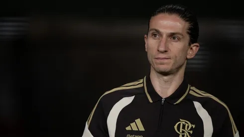 Filipe Luís técnico do Flamengo durante partida contra o Madureira no estádio Maracanã pelo campeonato Carioca 2026. Foto: Jorge Rodrigues/AGIF
