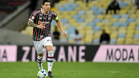 Nino jogador do Fluminense durante partida contra o Santos no estadio Maracana pelo campeonato Brasileiro A 2023.