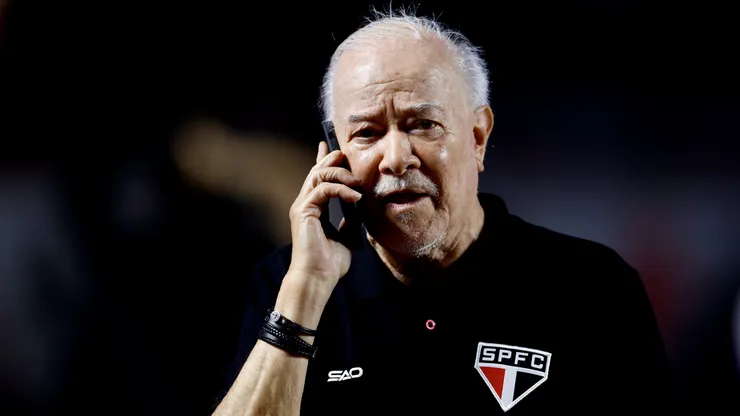 Harry Massis Jr. presidente do Sao Paulo antes da partida contra o Palmeiras no estadio Morumbi pelo campeonato Brasileiro A 2026. Foto: Marcello Zambrana/AGIF