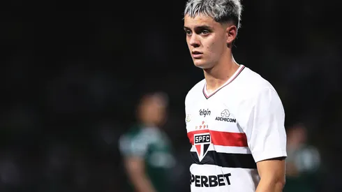 SP - BARUERI - 24/01/2026 - PAULISTA 2026, PALMEIRAS X SAO PAULO - Lucca jogador do Sao Paulo durante partida contra o Palmeiras no estadio Arena Barueri pelo campeonato Paulista 2026. Foto: Ettore Chiereguini/AGIF