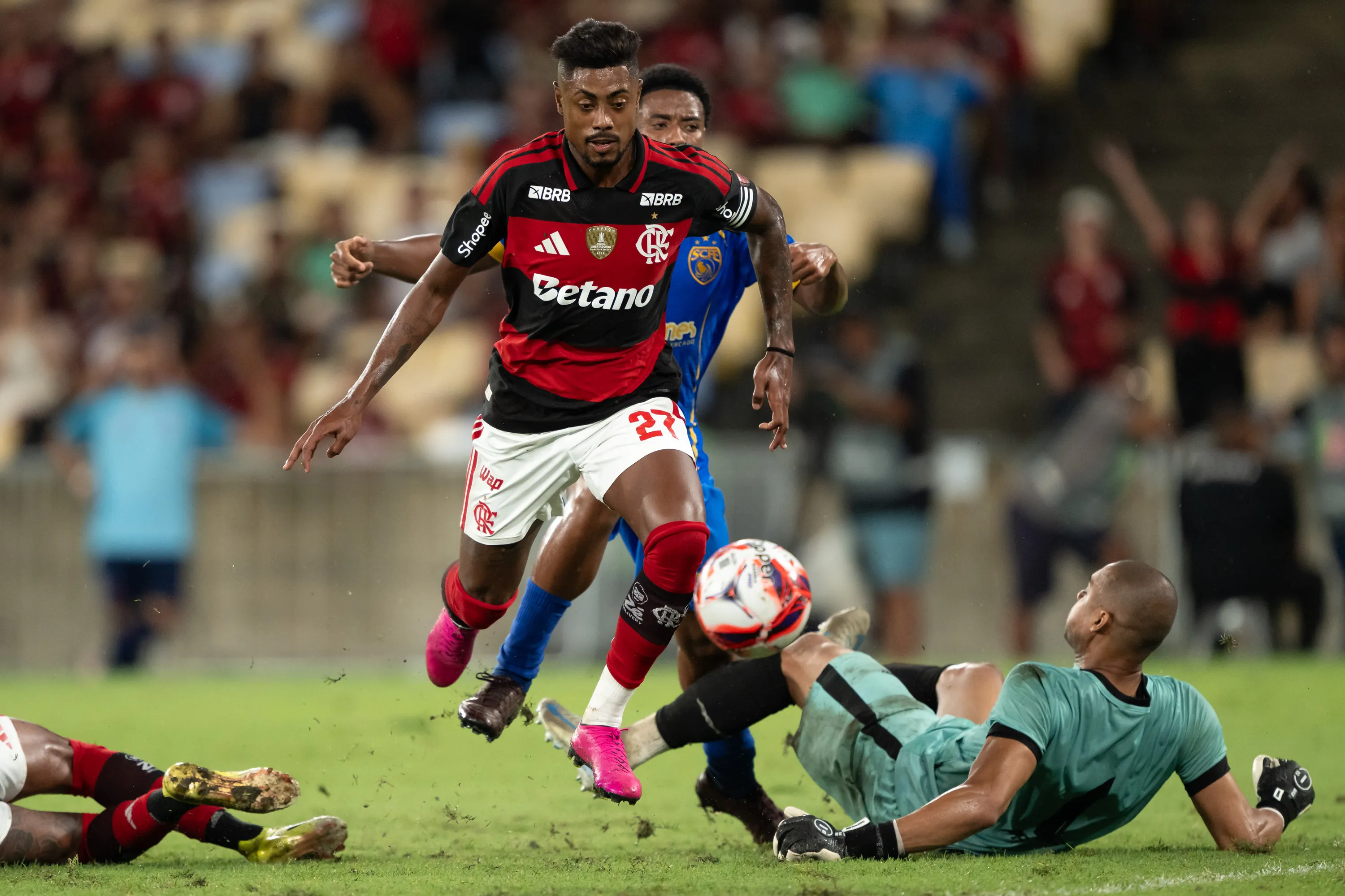 RJ – RIO DE JANEIRO – 07/02/2026 – CARIOCA 2026, FLAMENGO X SAMPAIO CORREA – Bruno Henrique jogador do Flamengo durante partida contra o Sampaio Correa no estadio Maracana pelo campeonato Carioca 2026. Foto: Jorge Rodrigues/AGIF