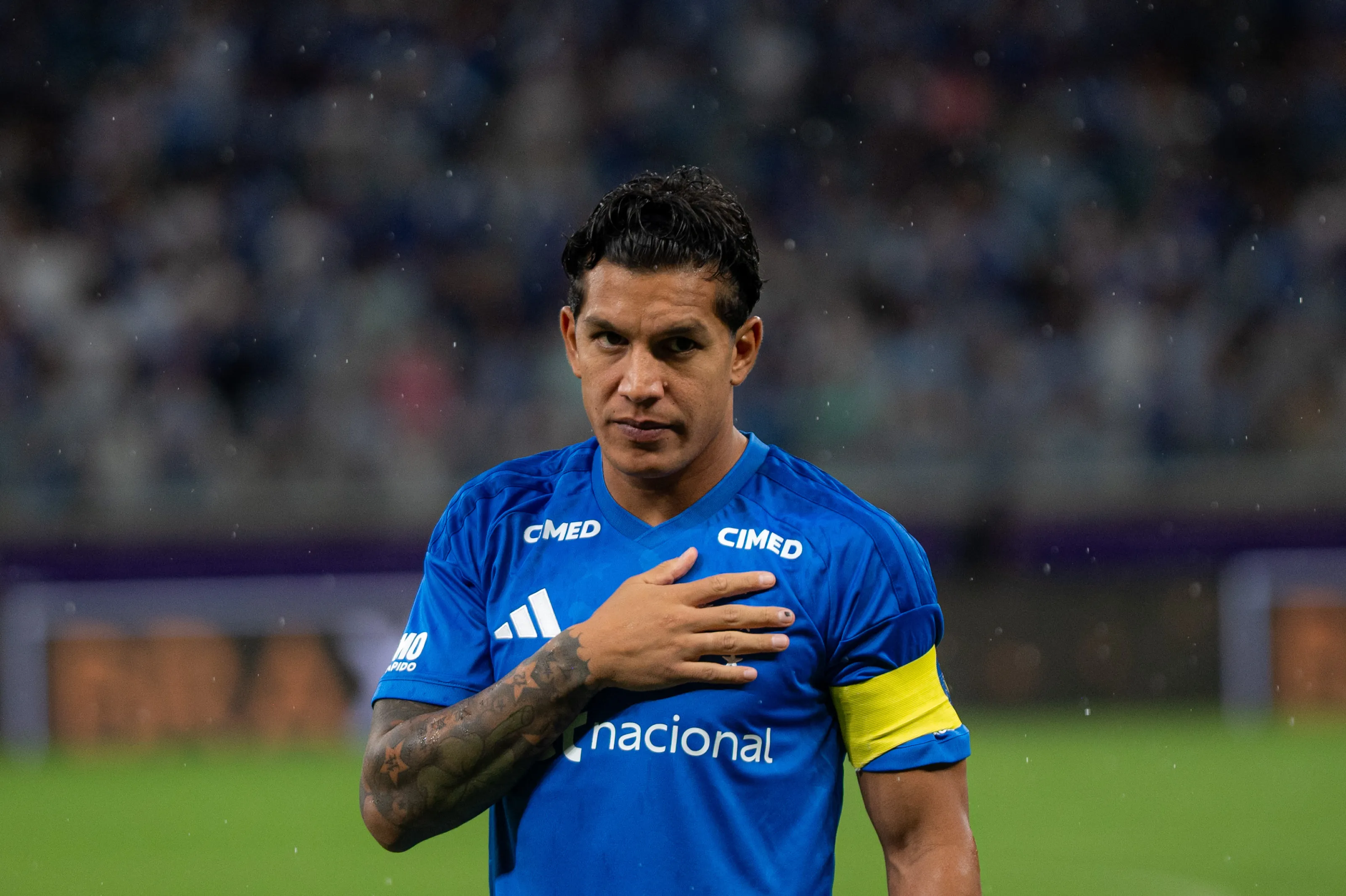 MG – BELO HORIZONTE – 08/02/2026 – MINEIRO 2026, CRUZEIRO X AMERICA-MG – Lucas Romero jogador do Cruzeiro durante partida contra o America-MG no estadio Mineirao pelo campeonato Mineiro 2026. Foto: Alessandra Torres/AGIF