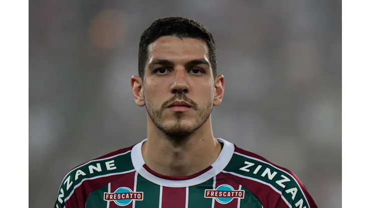 RJ - RIO DE JANEIRO - 19/08/2023 - BRASILEIRO A 2023, FLUMINENSE X AMERICA-MG - Nino jogador do Fluminense durante partida contra o America-MG no estadio Maracana pelo campeonato Brasileiro A 2023. Foto: Thiago Ribeiro/AGIF