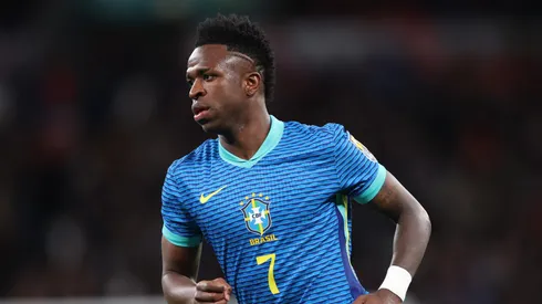 Vinícius Júnior fez uma partida abaixo do esperado pela Seleção Brasileira.