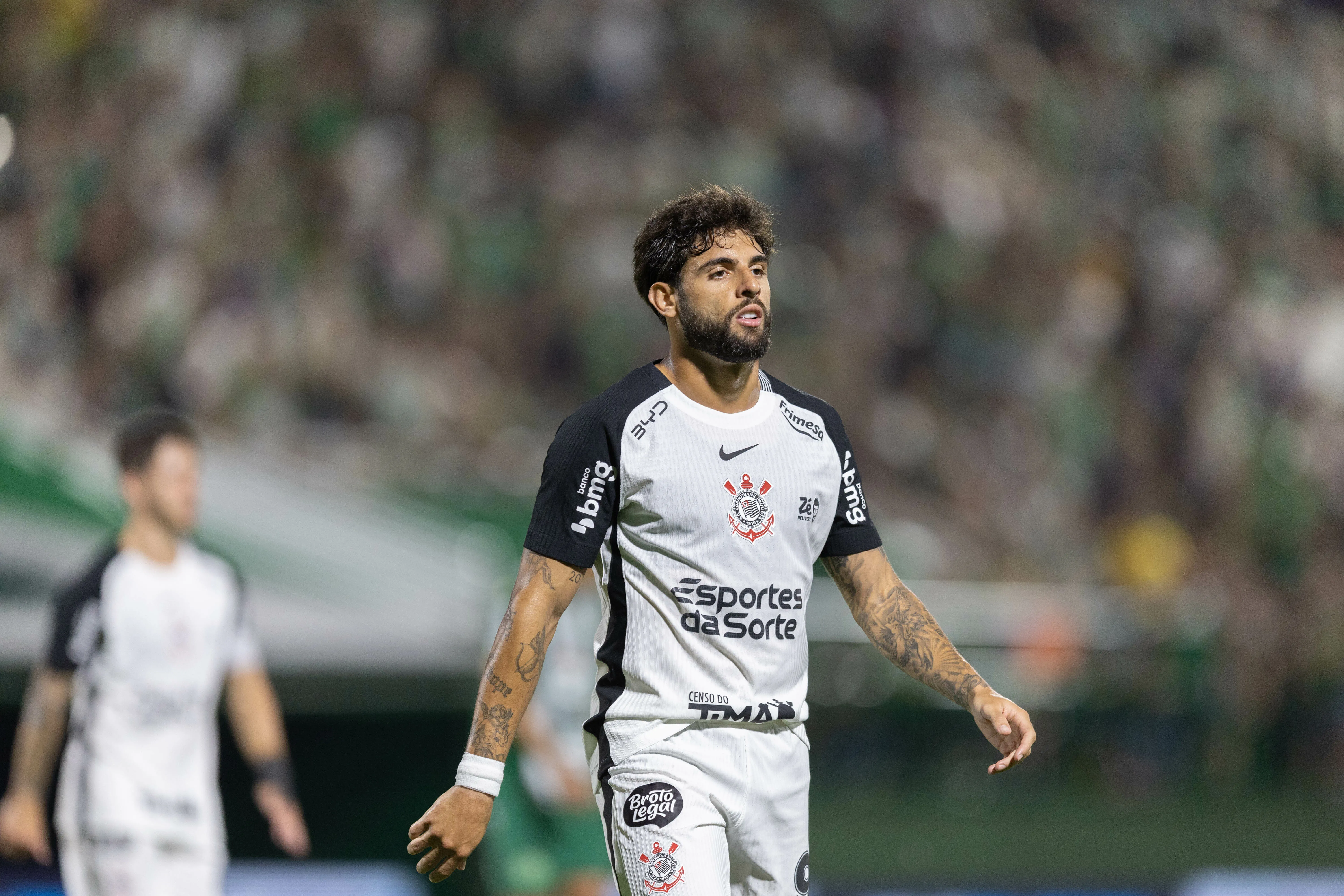 SC – CHAPECO – 19/03/2026 – BRASILEIRO A 2026, CHAPECOENSE X CORINTHIANS – Yuri Alberto jogador do Corinthians durante partida contra o Chapecoense no estadio Arena Conda pelo campeonato Brasileiro A 2026. Foto: Liamara Polli/AGIF
