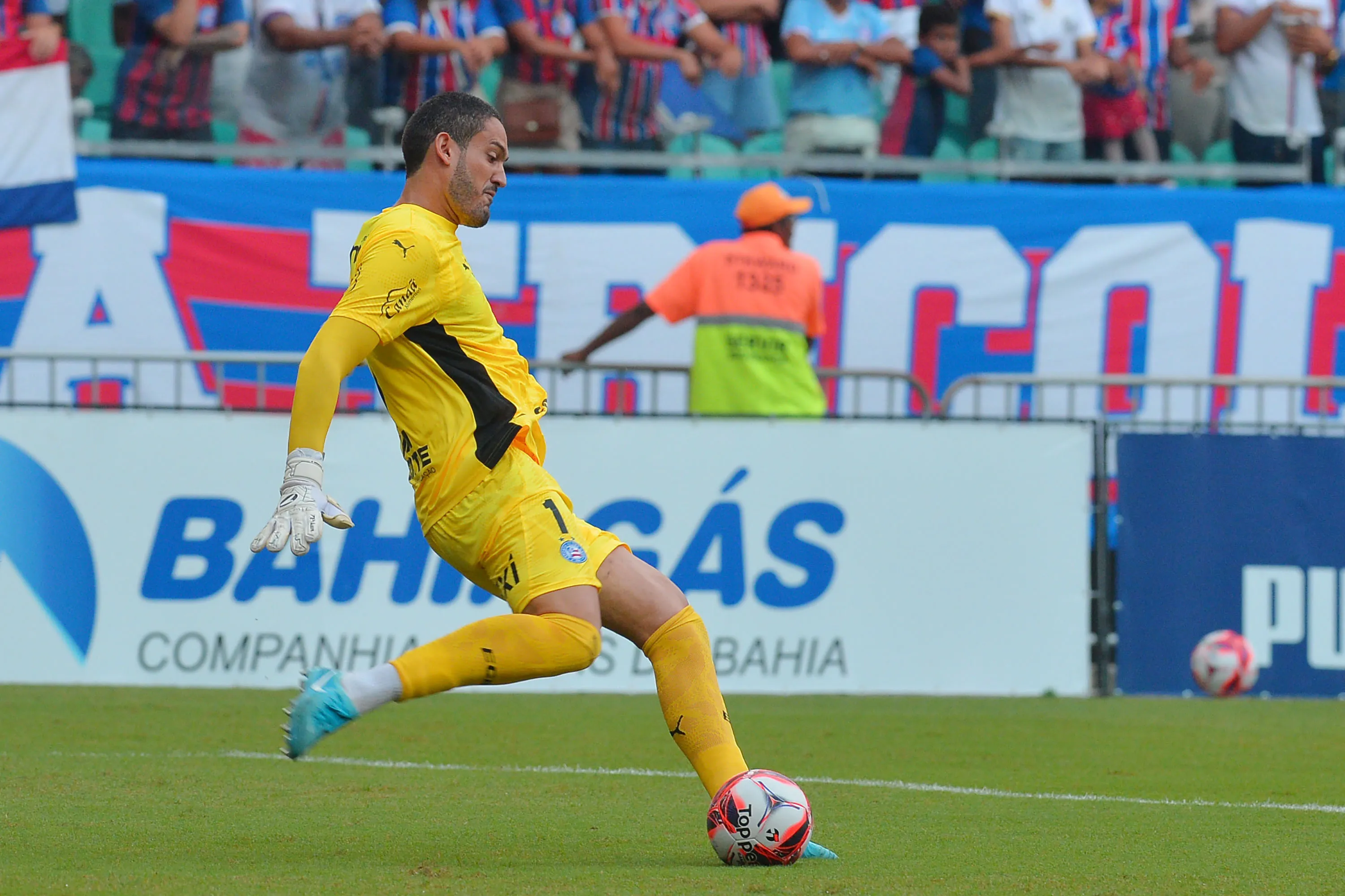 Ronaldo durante partida contra o Vitória no Campeonato Baiano de 2026. Foto: Walmir Cirne/AGIF