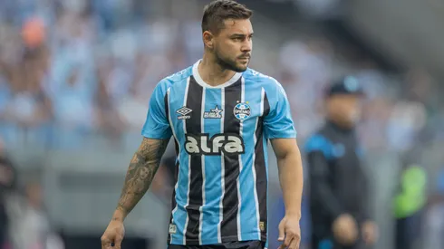 RS - PORTO ALEGRE - 13/09/2025 - BRASILEIRO A 2025, GREMIO X MIRASSOL - Joao Pedro jogador do Gremio durante partida contra o Mirassol no estadio Arena do Gremio pelo campeonato Brasileiro A 2025. Foto: Liamara Polli/AGIF