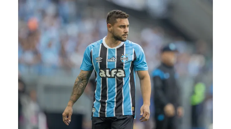 RS - PORTO ALEGRE - 13/09/2025 - BRASILEIRO A 2025, GREMIO X MIRASSOL - Joao Pedro jogador do Gremio durante partida contra o Mirassol no estadio Arena do Gremio pelo campeonato Brasileiro A 2025. Foto: Liamara Polli/AGIF