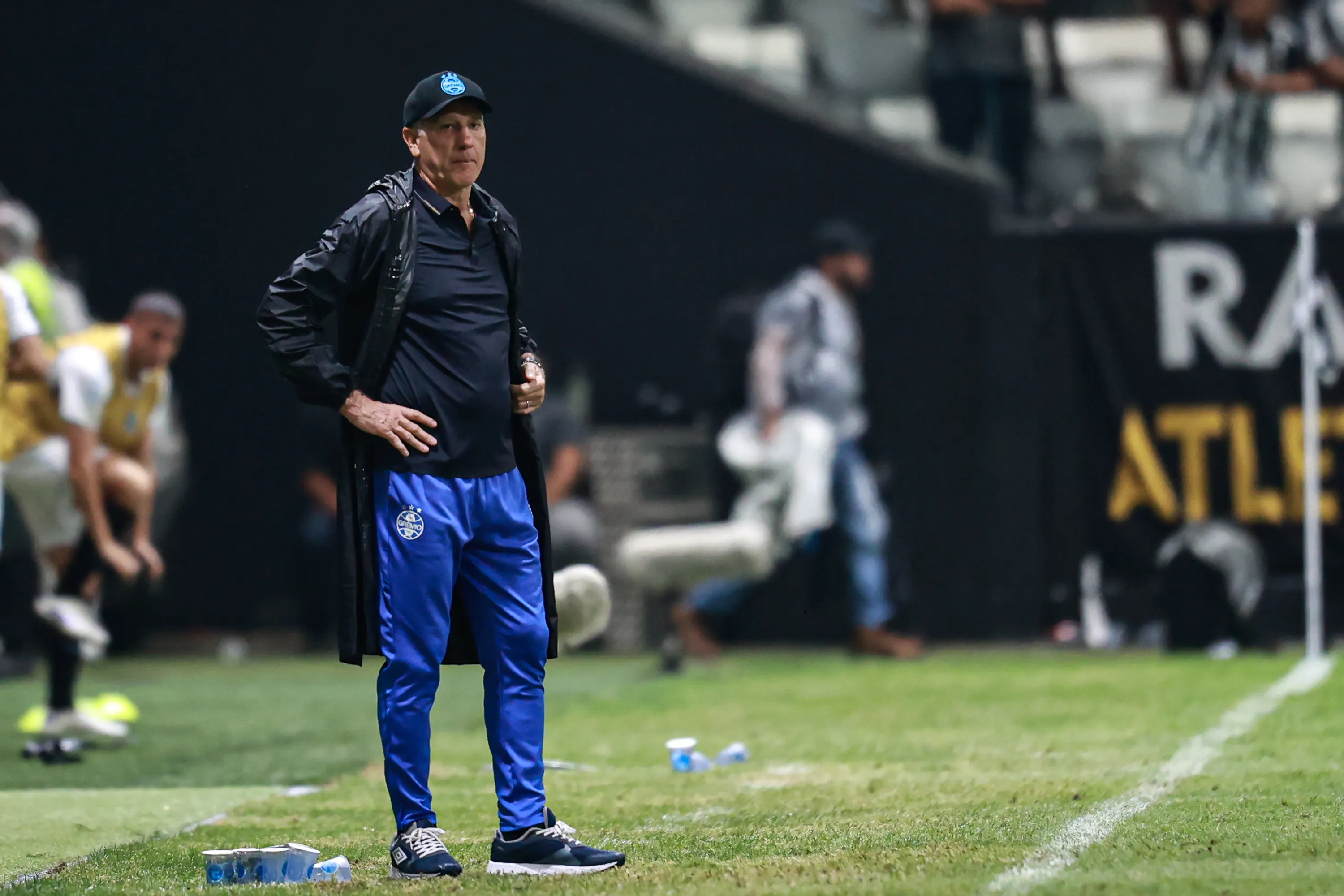 Renato Gaucho tecnico do Gremio durante partida contra o Atletico-MG no estadio Arena MRV pelo campeonato Brasileiro A 2024. Foto: Gilson Lobo/AGIF