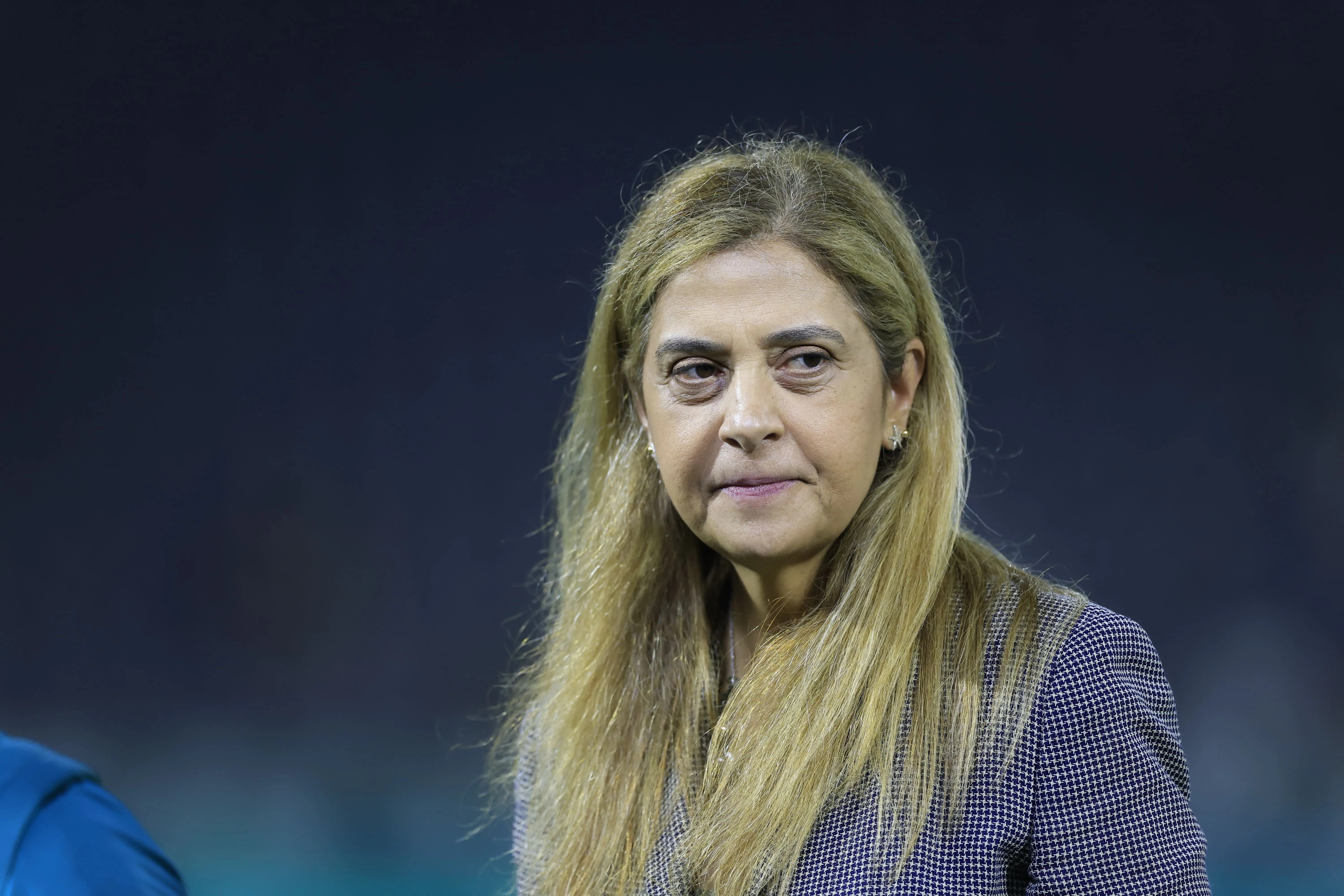 Leila Pereira, presidente do Palmeiras. Foto: Marcello Zambrana/AGIF