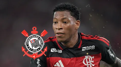 Plata jogador do Flamengo durante partida contra o Vasco no estádio Maracanã pelo campeonato Carioca 2026. Foto: Thiago Ribeiro/AGIF