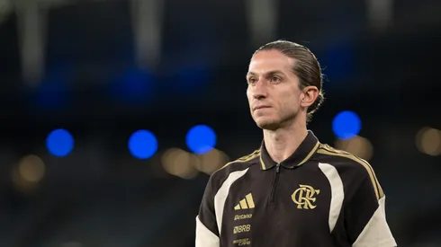 Filipe Luís, ex-técnico do Flamengo. Foto: Jorge Rodrigues/AGIF