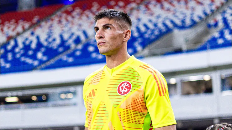 Rochet jogador do Internacional durante partida contra o Remo no estádio Mangueirão pelo campeonato Brasileiro A 2026. Foto: Fernando Torres/AGIF