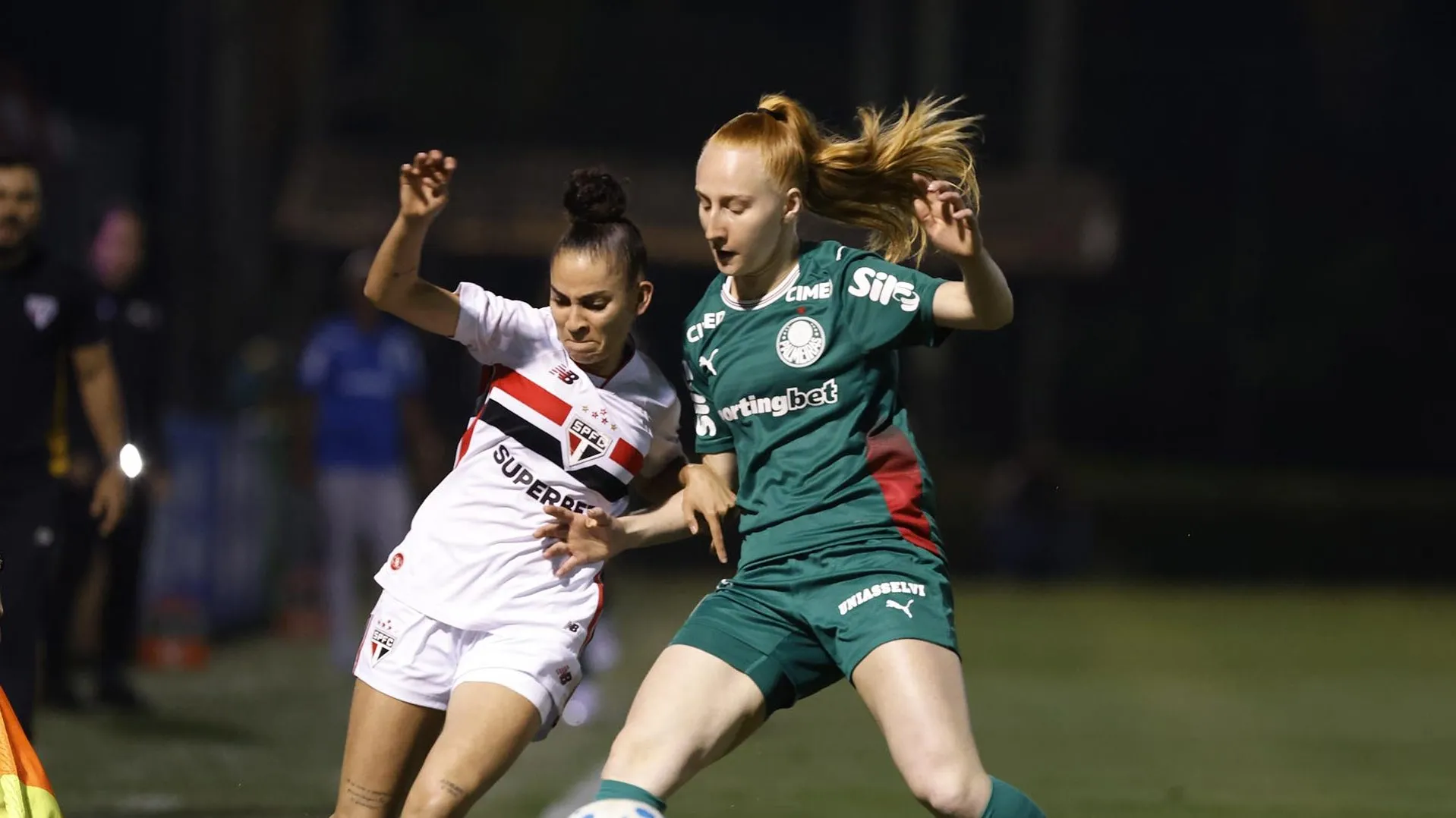 São Paulo x Palmeiras pelo Brasileirão Feminino (Créditos: Rubens Chiri/Saopaulofc.net)
