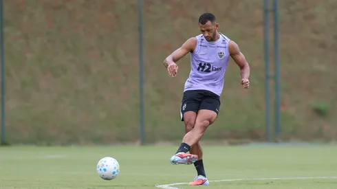 Victor Hugo treinando no Atlético-MG. Foto: Daniela Veiga / Atlético