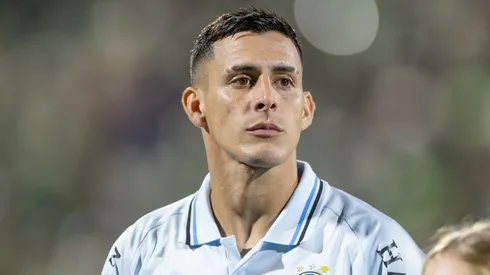 Pavón jogador do Grêmio durante partida contra o Chapecoense no estádio Arena Conda pelo campeonato [COMPETIÇÃO]. Foto: Liamara Polli/AGIF