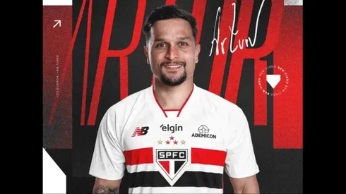 Artur, novo atacante do São Paulo Foto: X/@SãoPauloFC