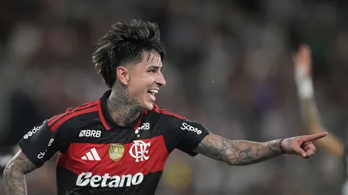 Pulgar, volante do Flamengo Foto: Thiago Ribeiro/AGIF