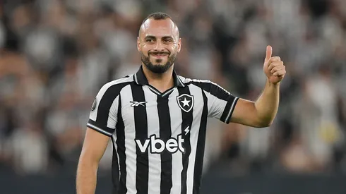 Arthur Cabral jogador do Botafogo durante partida contra o Barcelona de Guayaquil no estadio Engenhao pelo campeonato Copa Libertadores 2026. Foto: Thiago Ribeiro/AGIF