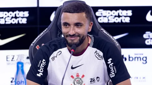 Zakaria, meia do Corinthians. Reprodução/Corinthians TV