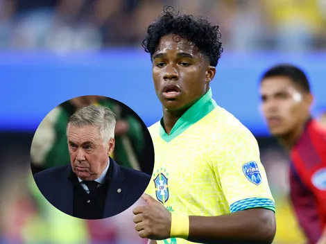 Ancelotti é sincero sobre Endrick, ex-Palmeiras, no banco na Seleção Brasileira